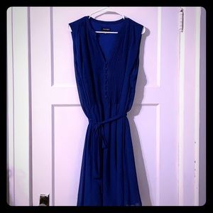 Royal Blue chiffon dress